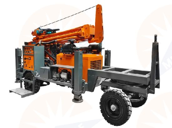 Trailer Rotary Table Drilling Rig